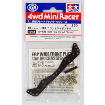 15451 Phụ Kiện mô hình xe đua lắp ráp Mini 4WD FRP WIDE FRONT PLATE (for AR CHASSIS)