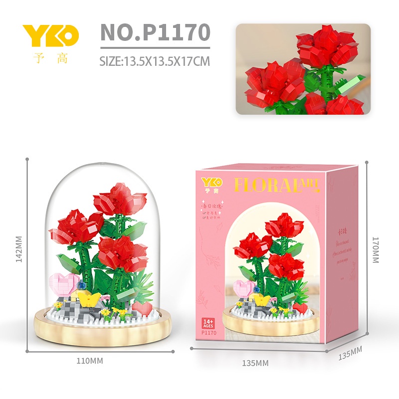 Bộ Đồ Chơi Lắp Ráp Giáo Dục Cho Bé P1170-