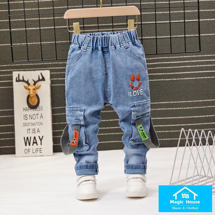 M & H ~  Quần Jean Dài Phong Cách Mới Năm 2022 Thời Trang Mùa Xuân Cho Bé Trai
