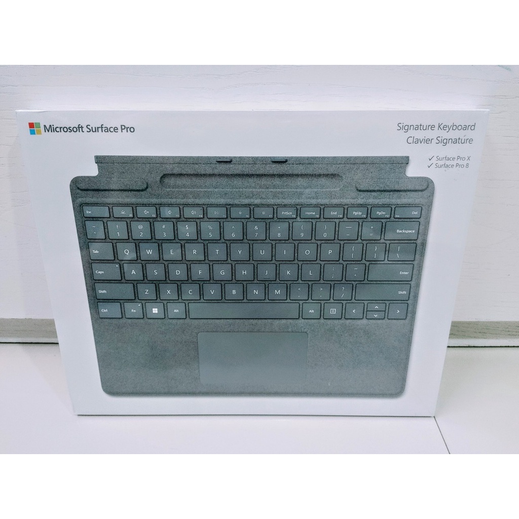 Bàn phím Microsoft Surface Pro Signature Keyboard Ice Blue (Xanh Dương) Alcantara cho Surface Pro 9 / Pro 8 / Pro X
