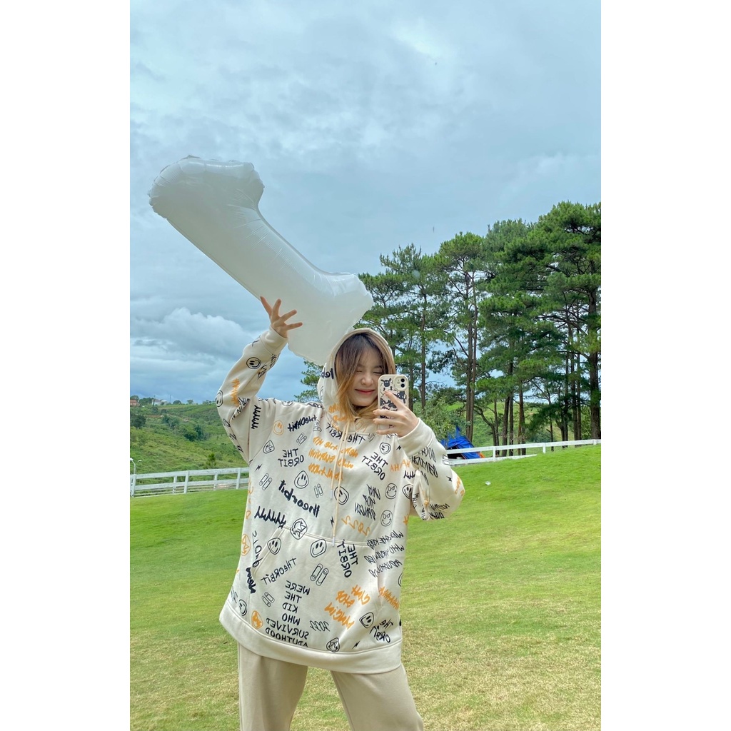 Áo Hoodie Doodle Sketch The ORBIT