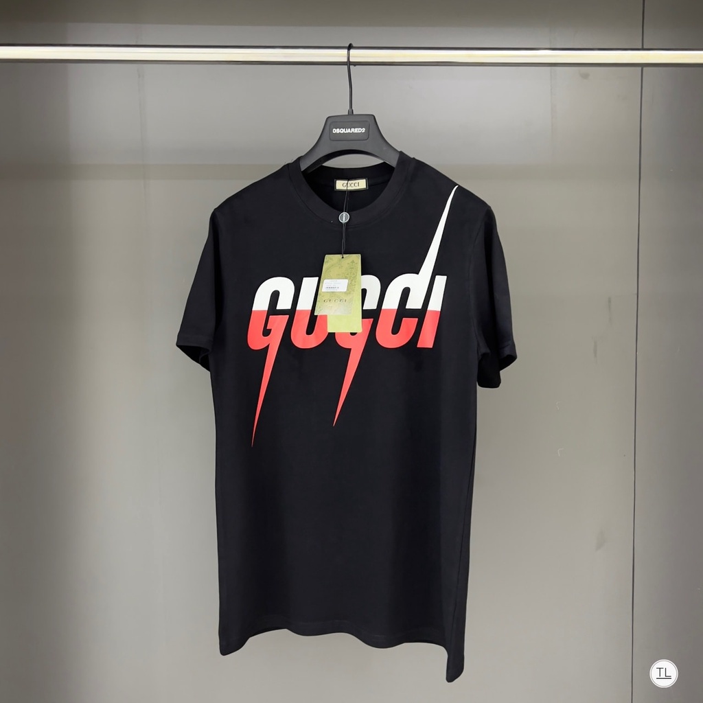 Áo thun tay ngắn cổ tròn G-C sấm sét siêu nét - Áo phông giá rẻ cuối mùa