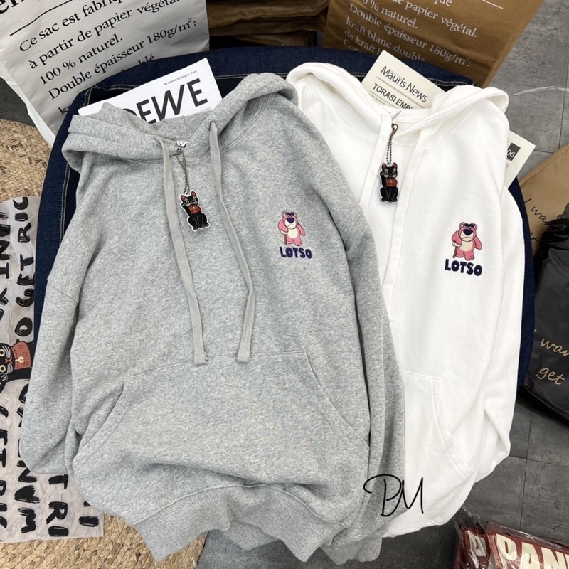 Áo hoodie cún LOSTO hai mặt PM11