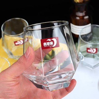 Set 6 ly cốc thủy tinh 310ml kiểu đế lục giác sang trọng