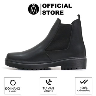 Giày Chelsea Boots da thời trang MĐ G1107 da lì chống nhăn, đế chunky thời trang