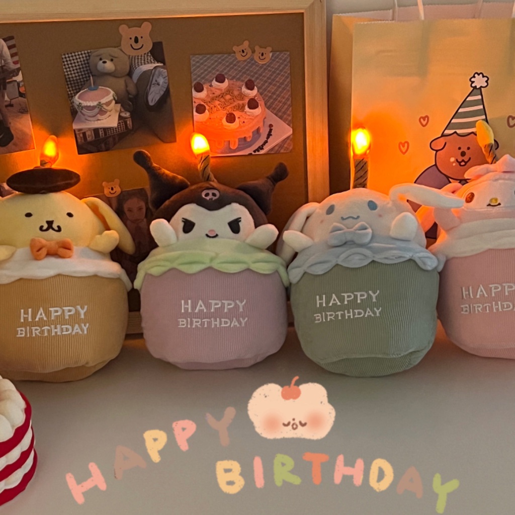 Kulomi Búp Bê Nhồi Bông Trang Trí Bánh Kem Sinh Nhật Có Nhạc