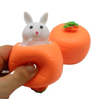 Đồ chơi Trung Thu Squishy bé Thỏ Cà rốt đáng yêu
