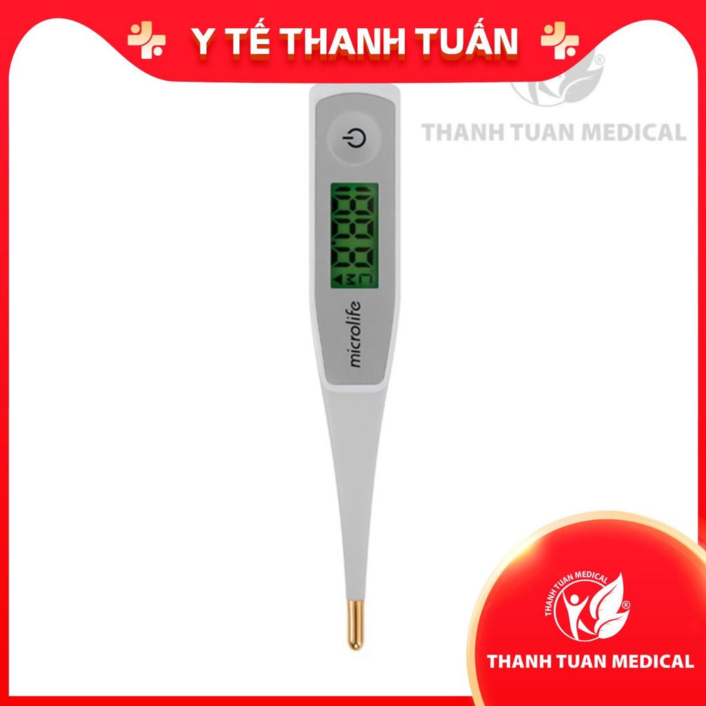 Nhiệt Kế Điện Tử Microlife MT550 - Đầu Dò Dẻo Mạ Vàng, Cho Kết Quả Nhanh Trong 10 giây - BH 2 Năm