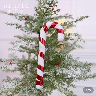 Que kẹo trang trí noel - gậy treo cây thông giáng sinh