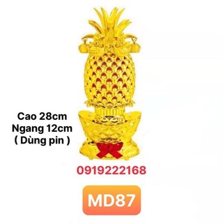 🎁🎁🎁 (CÓ SẴN) TRÁI THƠM ĐÈN XOAY MAY MẮN MD87 (XÀI PIN)