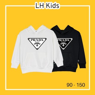 Áo nỉ hoodie prada cho bé trai bé gái unisex