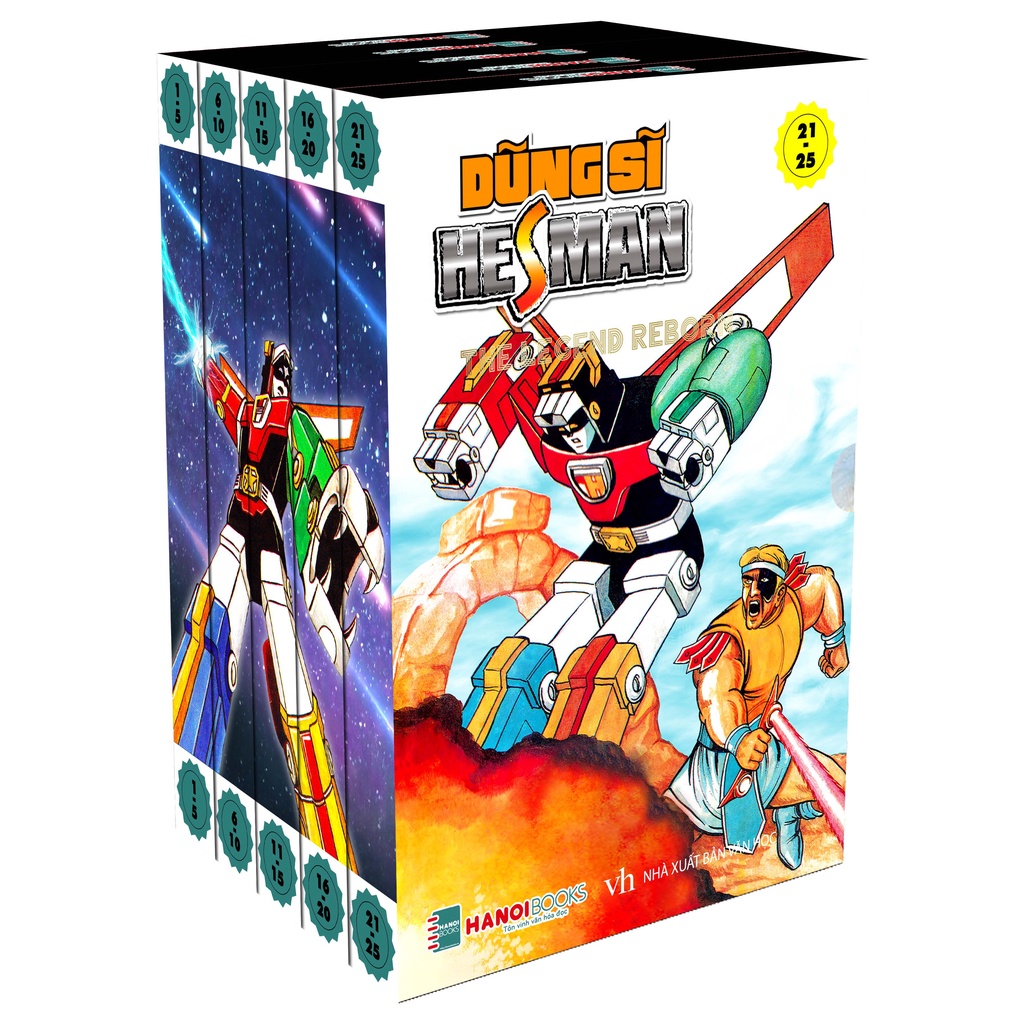 Sách-Dũng sĩ Hesman-Combo 1 gồm 5 Boxset