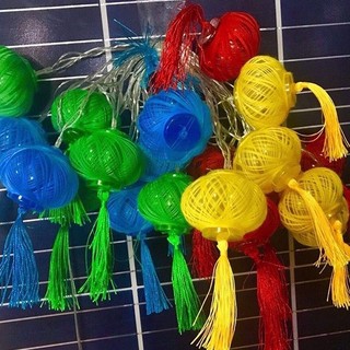 Đèn nháy lồng đèn quấn chỉ màu sắc - nháy tú cầu đủ mầu