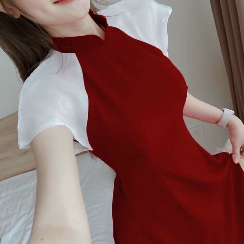 ÁO DÀI TAY PHỐI XINH XINH CHO NỮ BIGSIZE 50-90kg