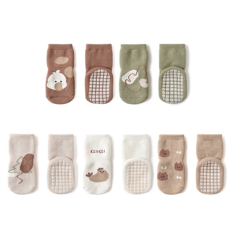 Sf Vớ Dày Chống Trượt Thời Trang Thu Đông Cho Bé Sơ Sinh