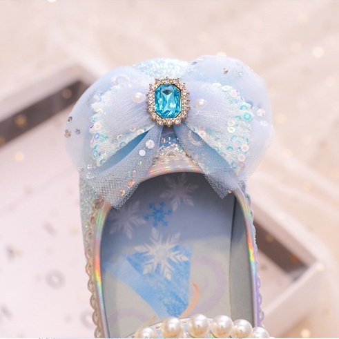 Giày búp bê Elsa công chúa cho bé gái 2-7 tuổi xinh xắn mềm mại