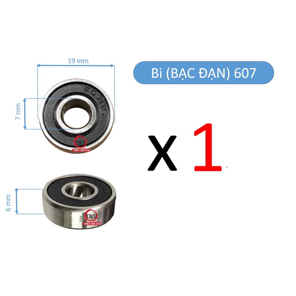 BẠC ĐẠN 607 RBI LOẠI CHUYÊN DÙNG CHO MÁY CẦM TAY
