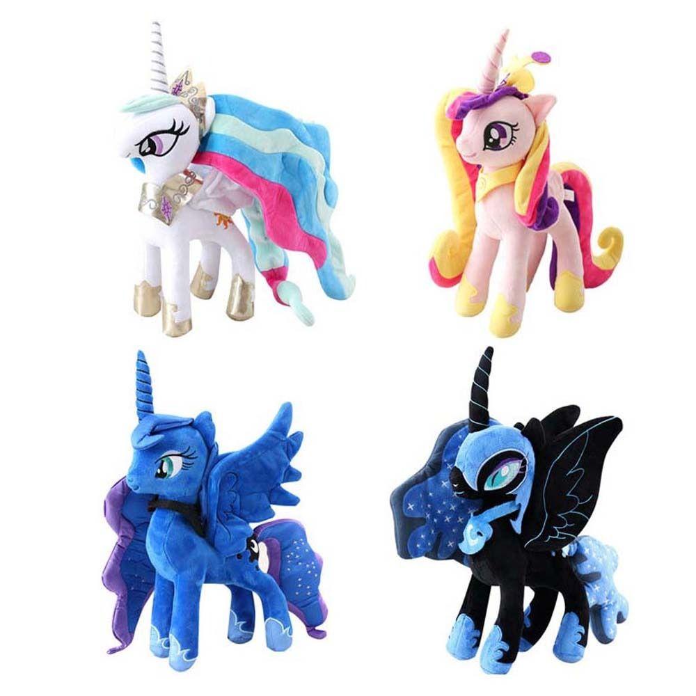 Đồ Chơi Nhồi Bông Hình Ngựa Một Sừng / Mặt Trăng / Sếu Trong Phim QUINTON Polly Pony Làm Quà Sinh Nhật Cho Bé|Gối Nhồi Bông Đồ Chơi Chất Lượng Cao