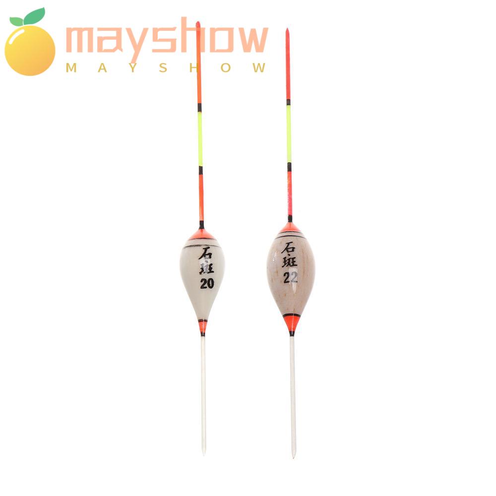 Set 5 phao câu cá bằng gỗ bền bỉ dễ sử dụng