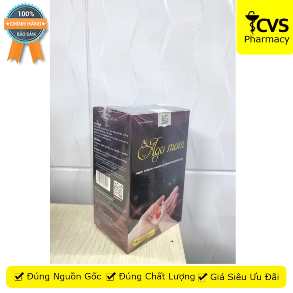 Ago Mom (50 Viên) hỗ trợ bổ sung dưỡng chất cần thiết cho cơ thể - CVS Pharmacy
