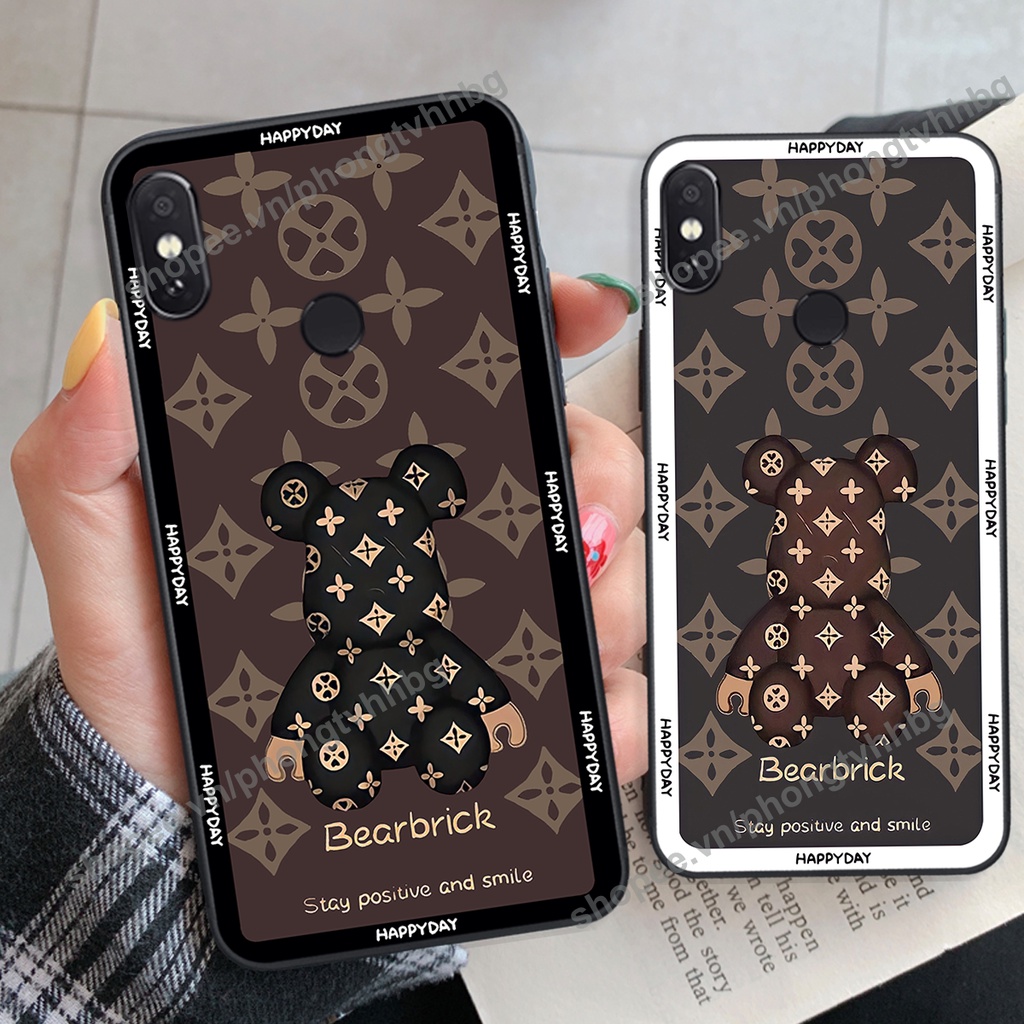 Ốp lưng Xiaomi Redmi Note 5 / Note 6 / Redmi 6 Pro / Mi A2 Lite BEARBRICK, KAWS nhiều mẫu chất cute mới nhất hot