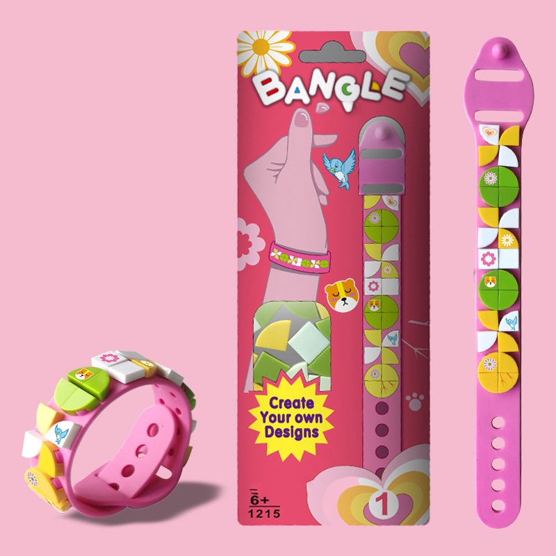 Vòng Đeo Tay Silicon Hoạt Hình Diy Dành Cho Bé