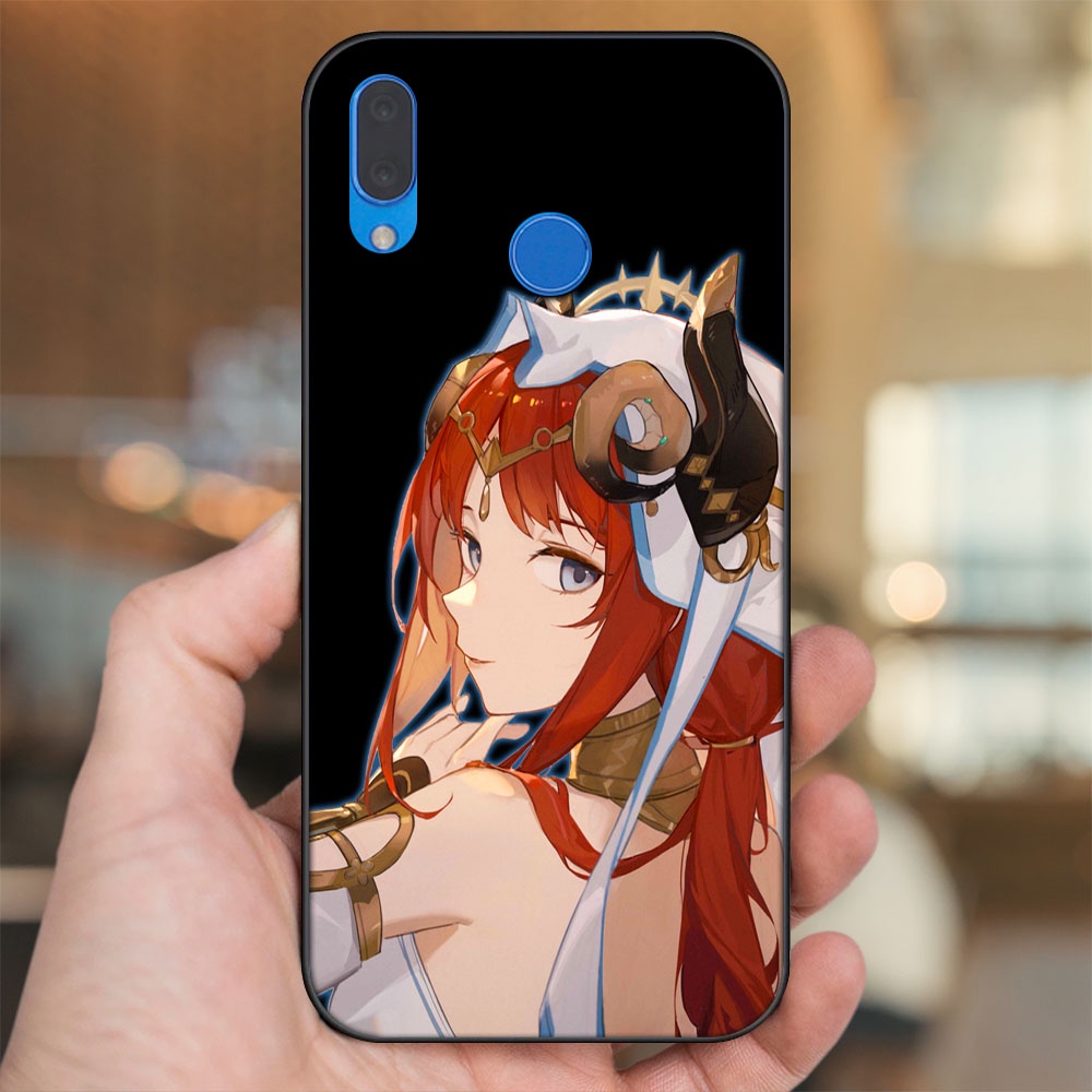 Ốp lưng Huawei Nova 3, Nova 3i, Nova 3e, P20 Lite viền đen in hình Nilou Genshin Impact
