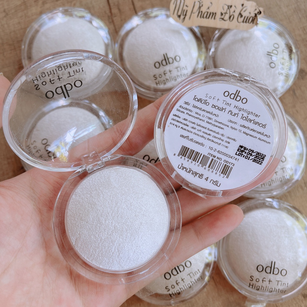 Phấn bắt sáng Odbo Soft Tint Highlighter OD173 7.5g [Chính Hãng]