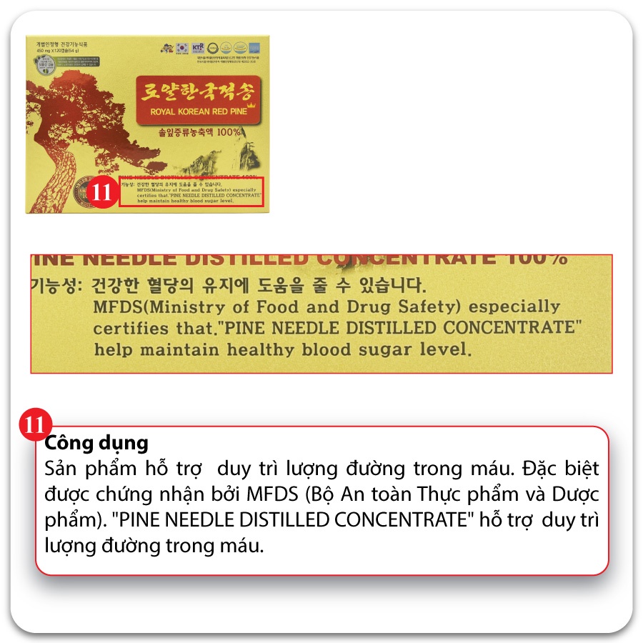 Viên Tinh Dầu Thông Đỏ Hoàng Gia Hàn Quốc - Royal Korean Red Pine