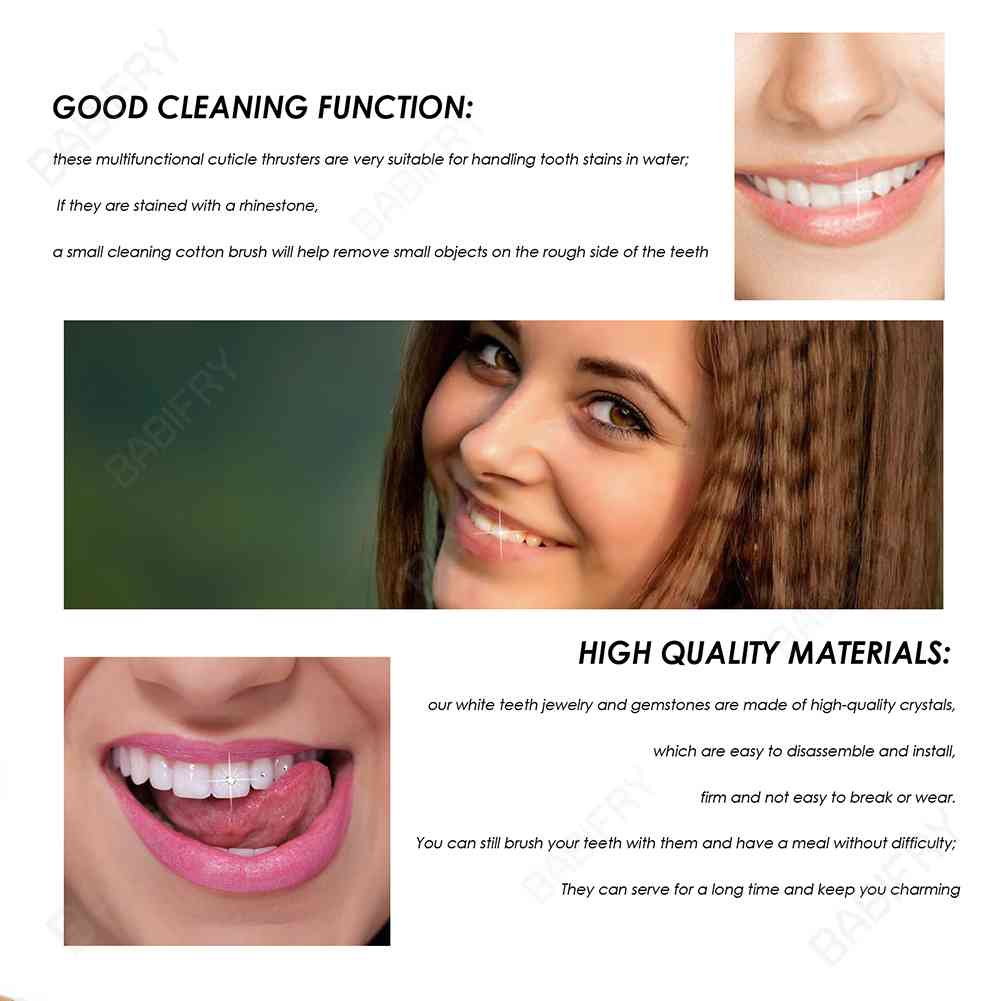 Keo Đính Đá Pha Lê Trang Trí Răng DIY Có Đèn