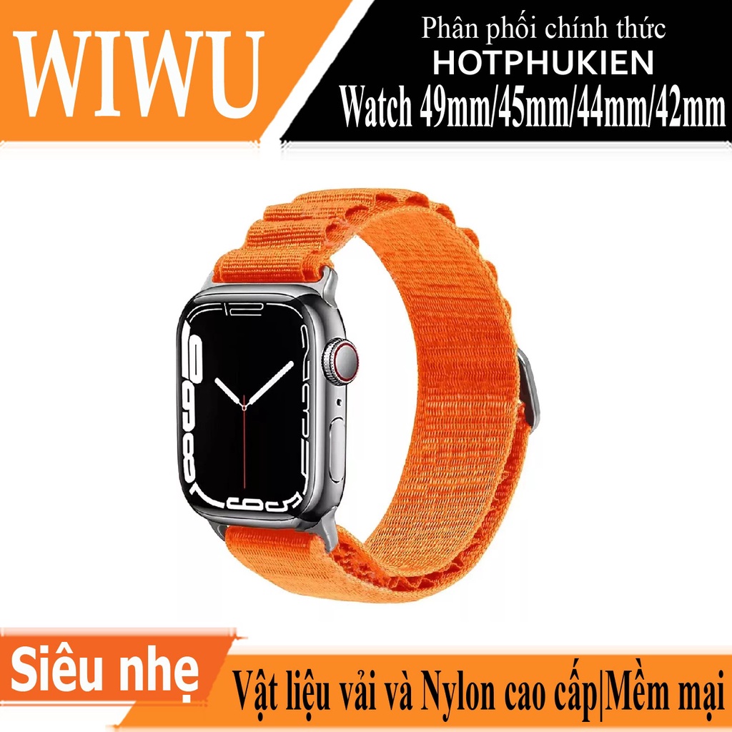 Dây đeo thay thế cho iWatch Ultra Series 8 49mm / 45mm / 44mm / 42mm hiệu WIWU Watchband Pro - Hotphukien phân phối