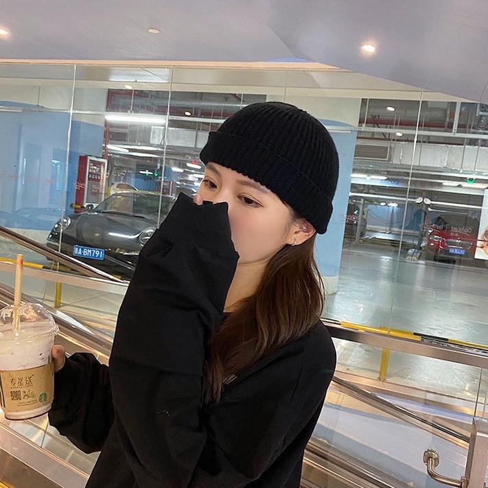 PVN54088 Mũ len beanie nhiều màu len dày unisex trend đông