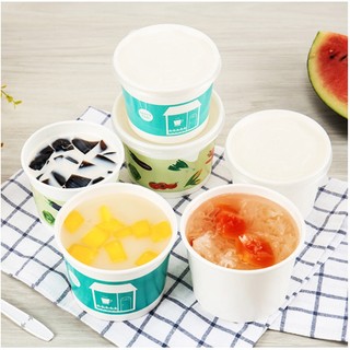 Set 50 tô giấy dùng 1 lần 1pe 360ml - kingpack