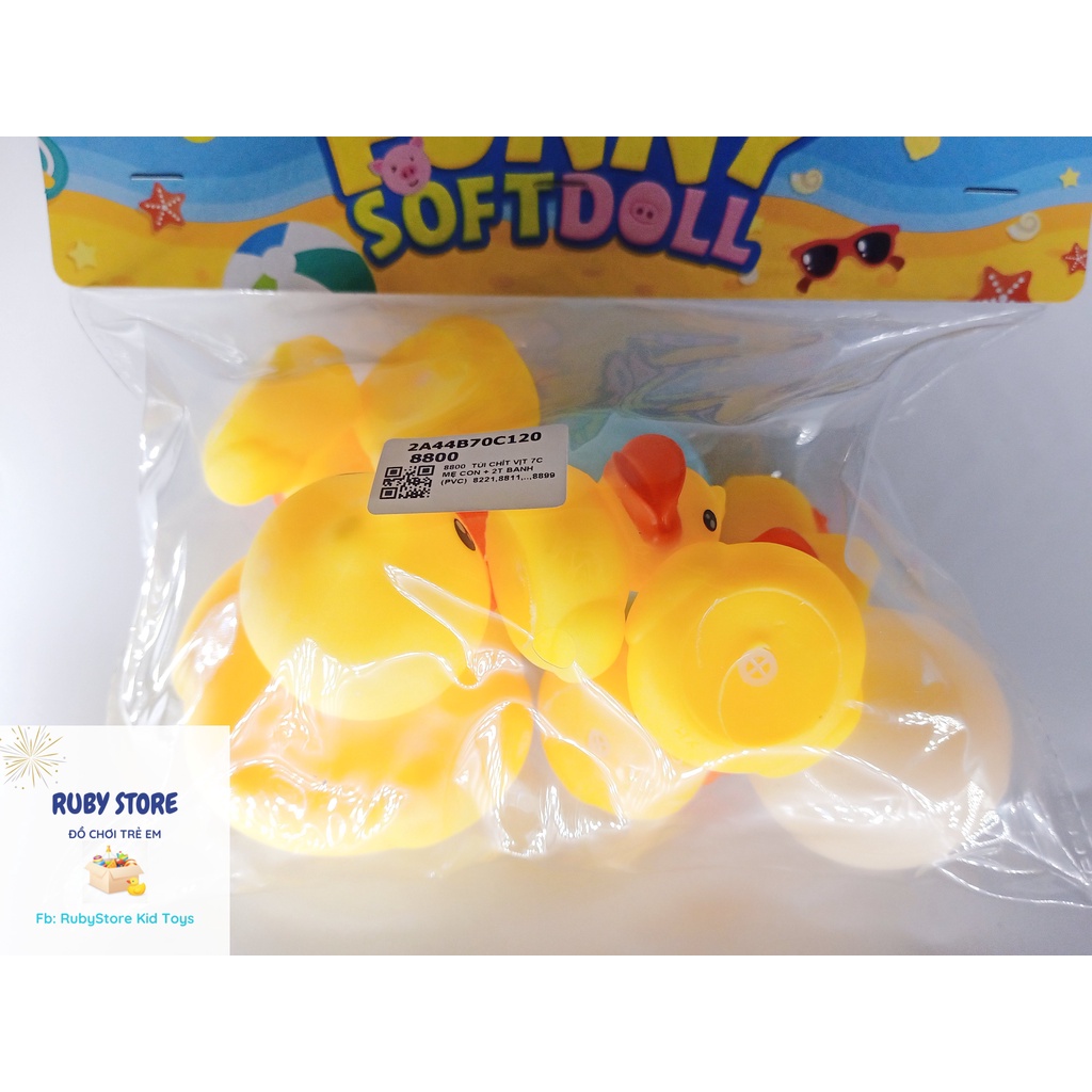 COMBO VỊT CHÍT THẢ BỒN TẮM CHO BÉ