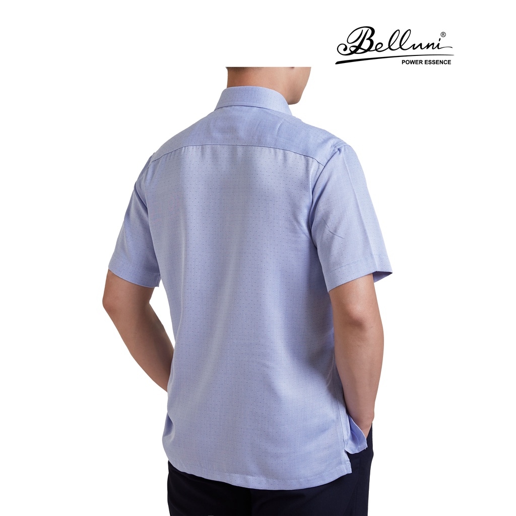 Áo sơ mi nam ngắn tay BELLUNI vải sợi tre mềm mại chống nhăn - ABN.BP.BE.223.B6