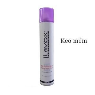 Keo xịt tóc giữ nếp mềm Lavox 420ml