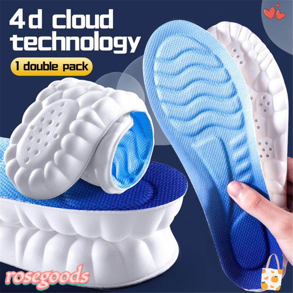 Cặp Đế Lót Giày 4D Mềm Mại Khử Mùi Tiện Dụng