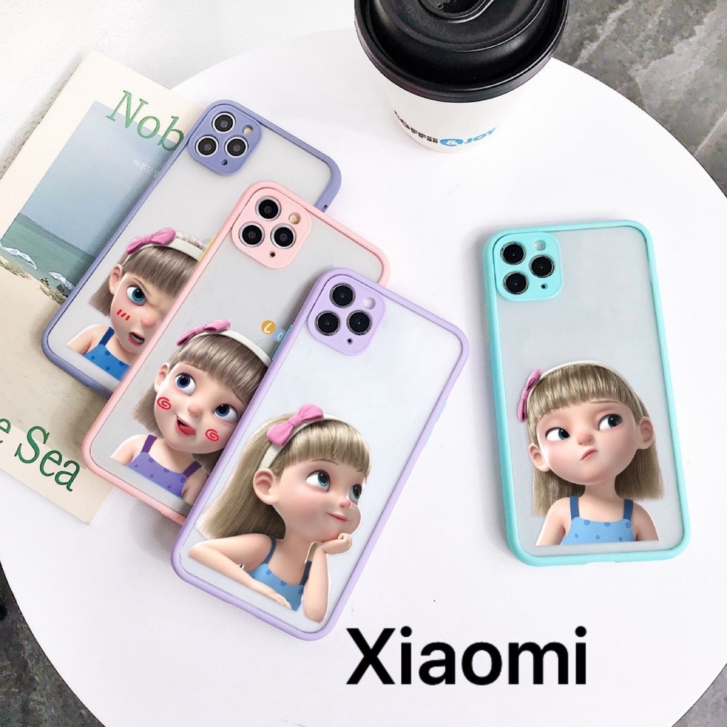 Ốp lưng nhám viền cao su Xiaomi redmi note 8/Xiaomi redmi 9T