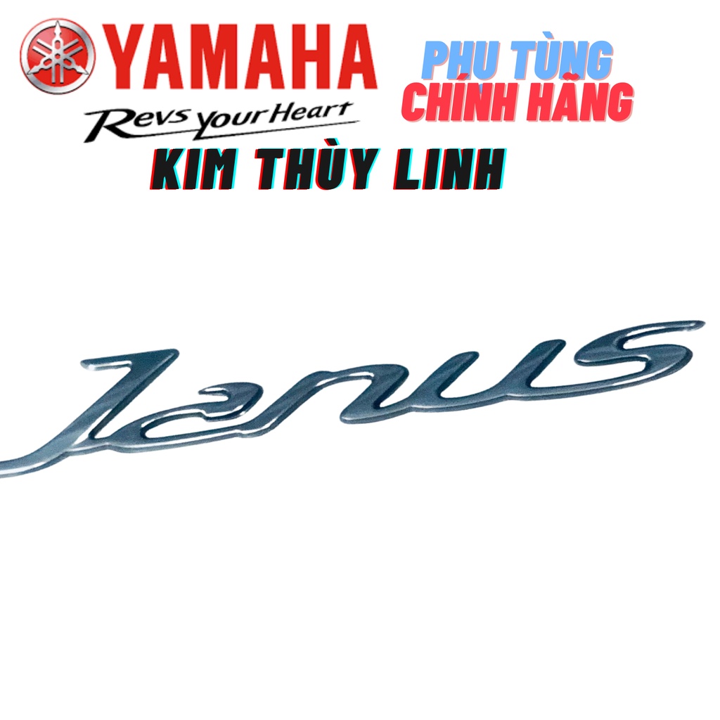Tem chữ nổi janus hàng cao cấp phôi zin 3 chi tiết