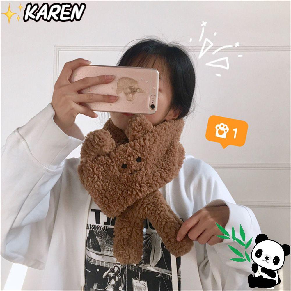 Khăn Choàng Cổ Vải Lông Dày Ấm Áp Thời Trang Giáng Sinh