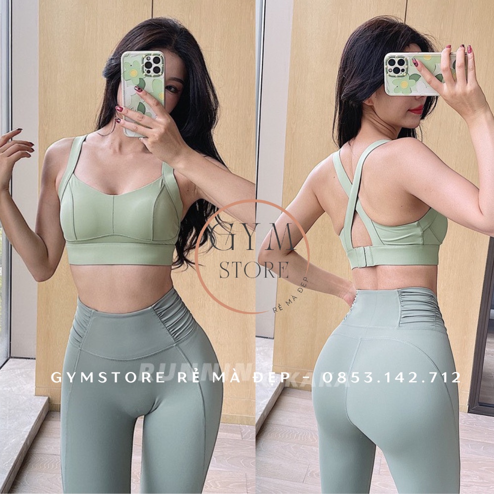 Áo Bra Tập Gym Mút Đúc❤️𝐇𝐀̀𝐍𝐆 𝐗𝐈̣𝐍❤️ Áo lót thể thao nữ tập Pilate Yoga Thun Poly Thoáng Mát Đồ Tập Rẻ Đẹp 𝐆𝐘𝐌𝐒𝐓𝐎𝐑𝐄 803