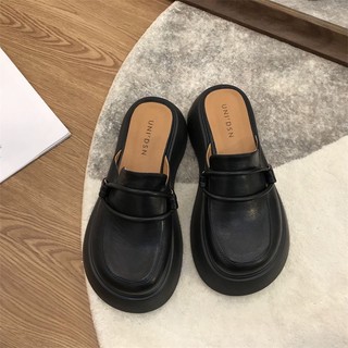 Giày lười basic độn đế
