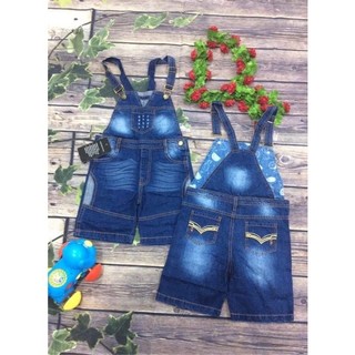 Yếm quần jean cotton bé trai size 20-35kg