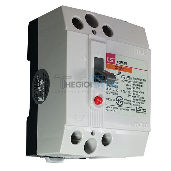 Cầu dao điện ELCB LS 32GRc 1.5kA 15A