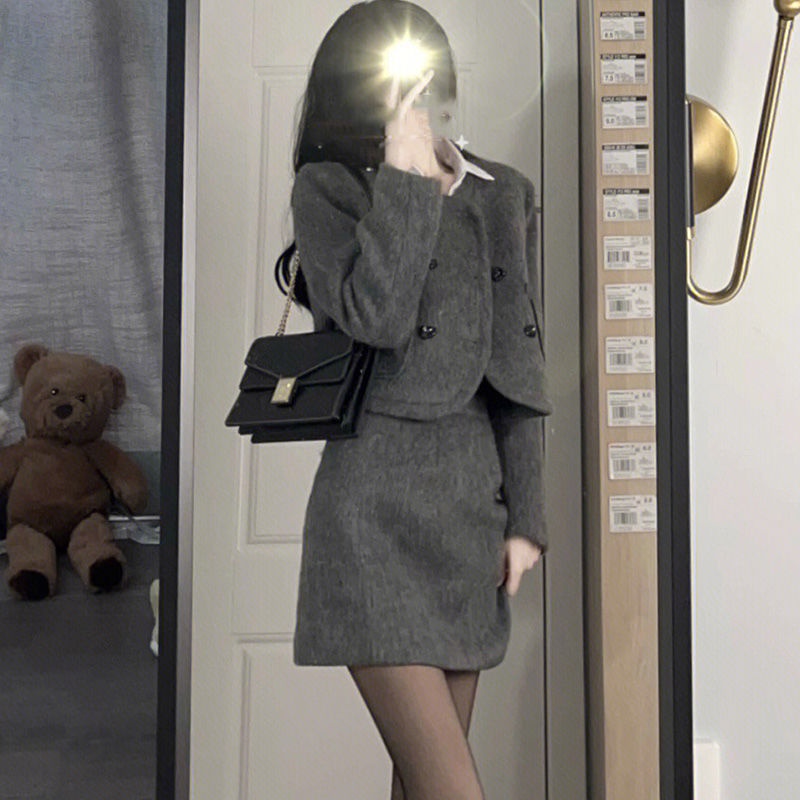 Áo Khoác Vest Len Cao Cấp Phong Cách Mới 2023 Thời Trang Mùa Thu Dành Cho Nữ