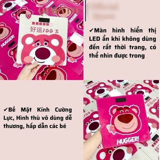 0230 Cân Điện Tử Gấu Hồng Lotso