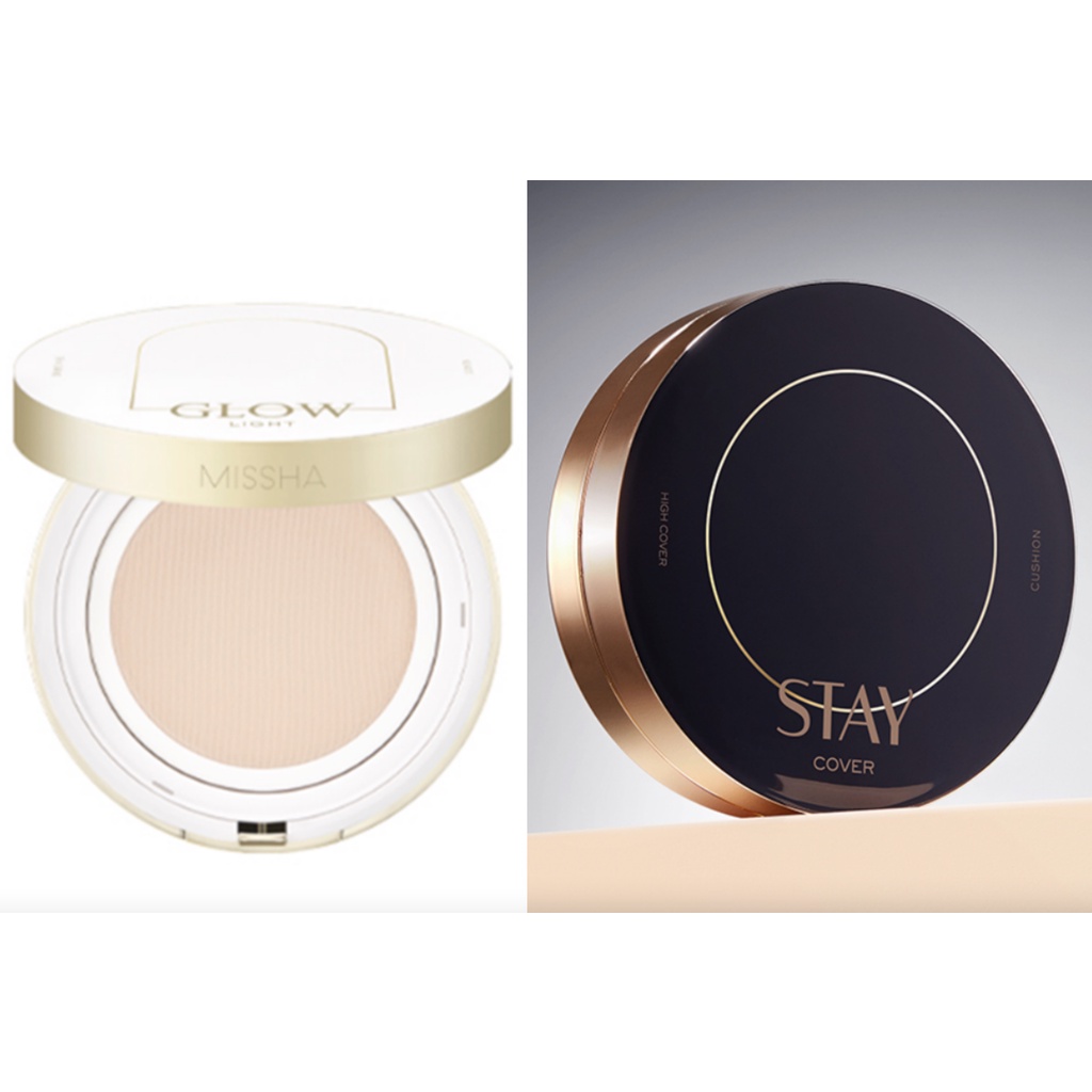 Phấn nước Missha Stay/Glow Cushion Light Cover các loại MCM Mẹ Cá Mập