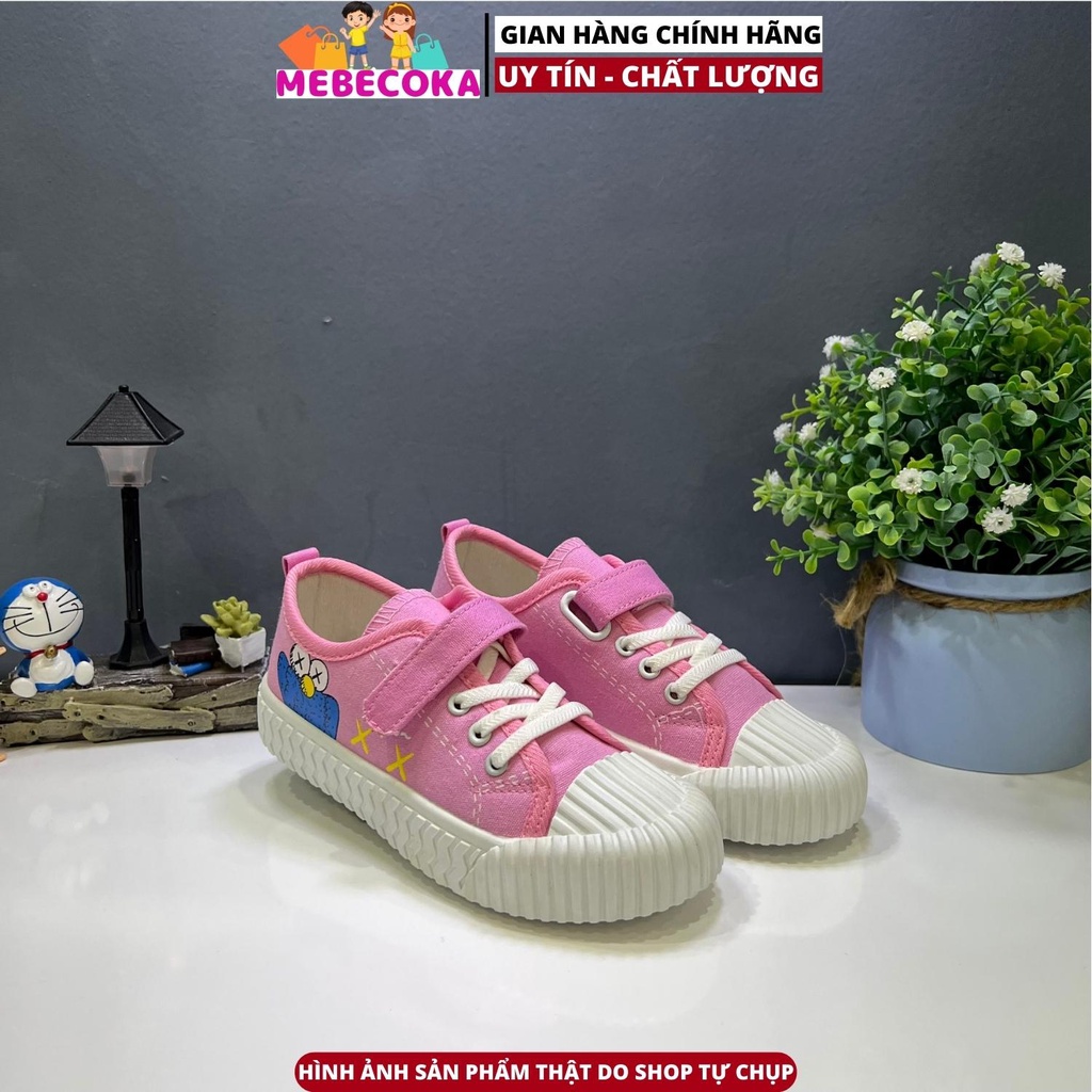 Giày thể thao quai khóa dán phong cách Hàn Quốc xinh xắn cho bé gái loại đẹp mbck