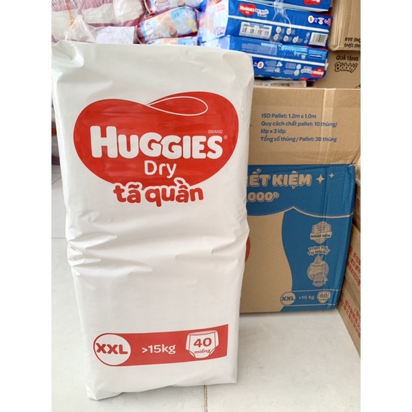 Thùng tã quần Huggies Tràm Trà M120/L108/XL96/XXL84