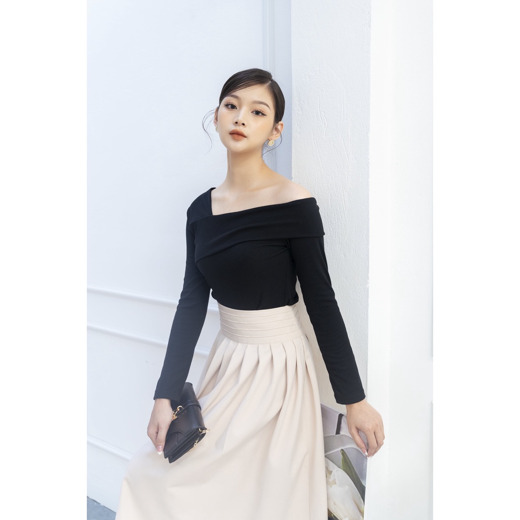 Kelly Skirt - Chân váy xếp ly dáng xòe CẠP CAO MAY GÂN hàng thiết kế by DAO Concep